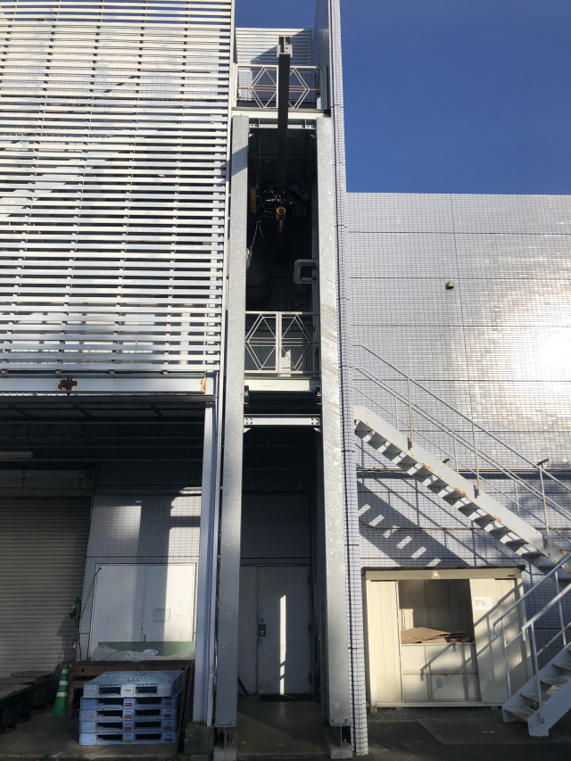 2階までの搬入路