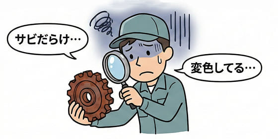 表面の酸化